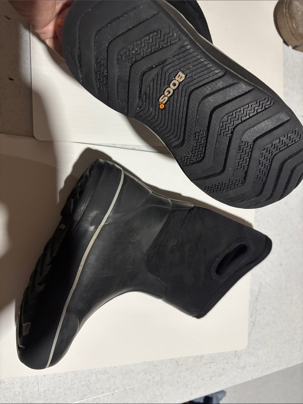 Bogs kids Black Waterproof Pull-On Rain & Snow Boots